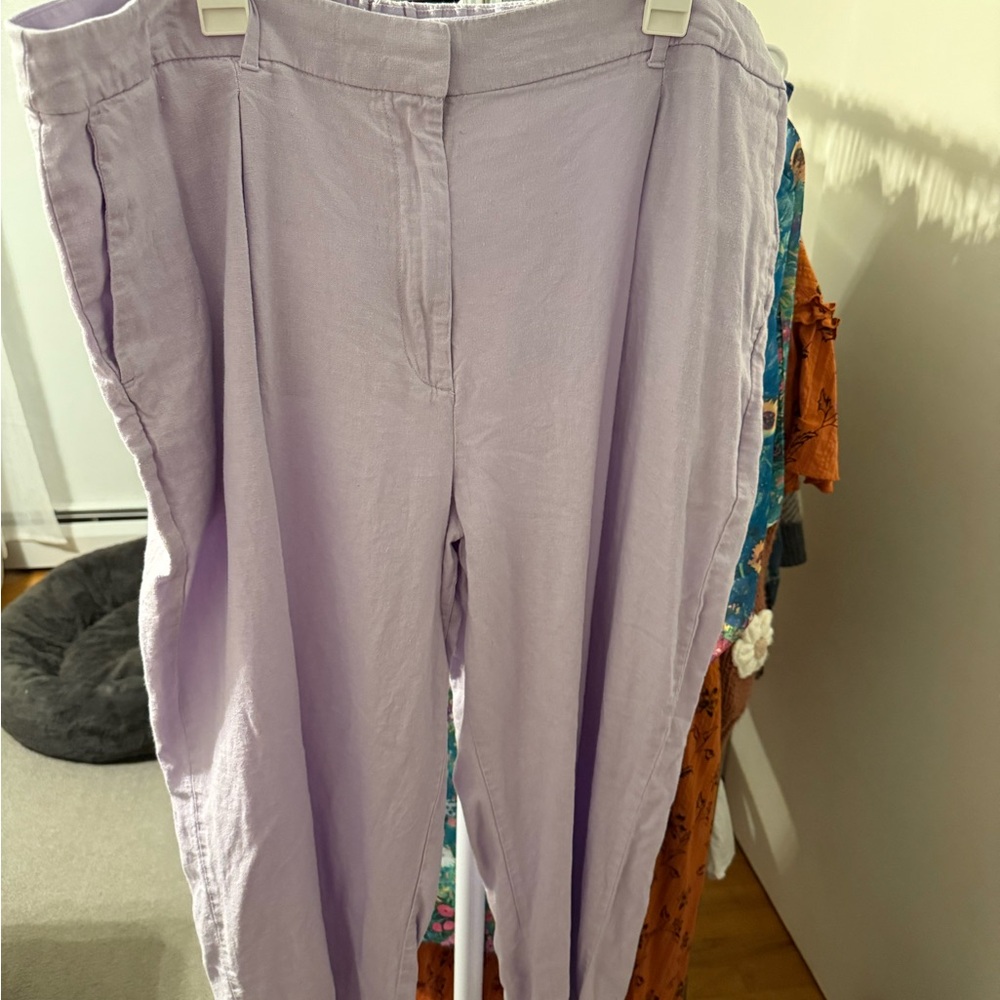 Old Navy Light Purple Wide Leg Trousers